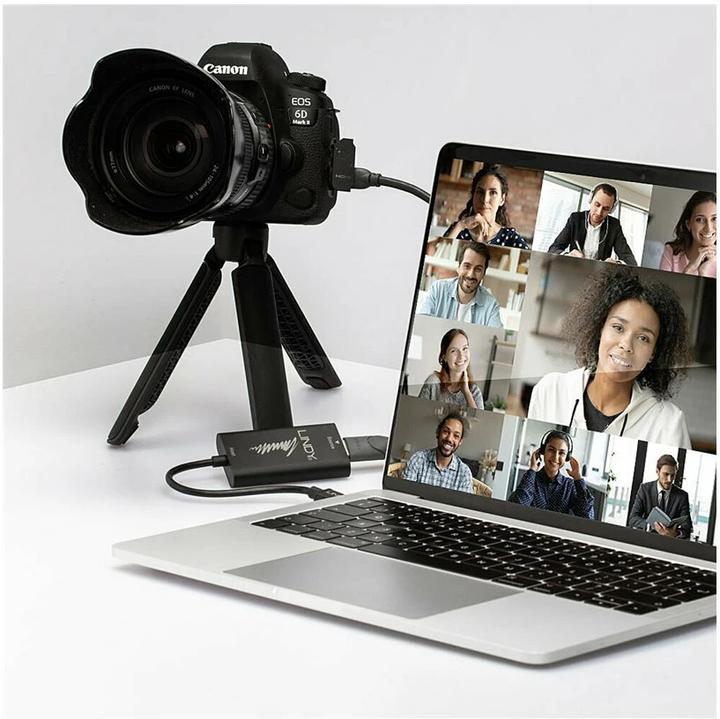 Actual product image Lindy USB Typ-A zu (HDMI, 15 cm)