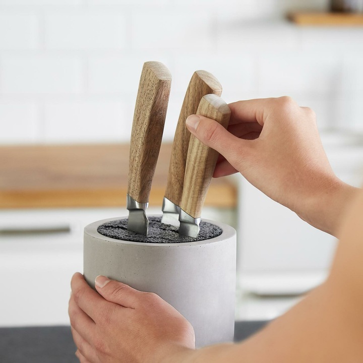 Actual product image Springlane Concrete knife block