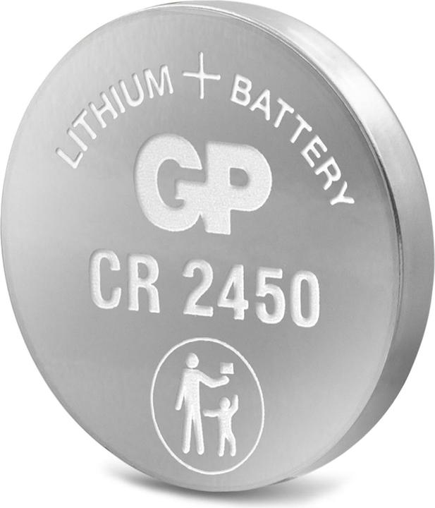 Actual product image GP Batteries CR2450 GP Lithium Knopfzelle 3V 5 Stück (5 pcs., CR2450, 600 mAh)