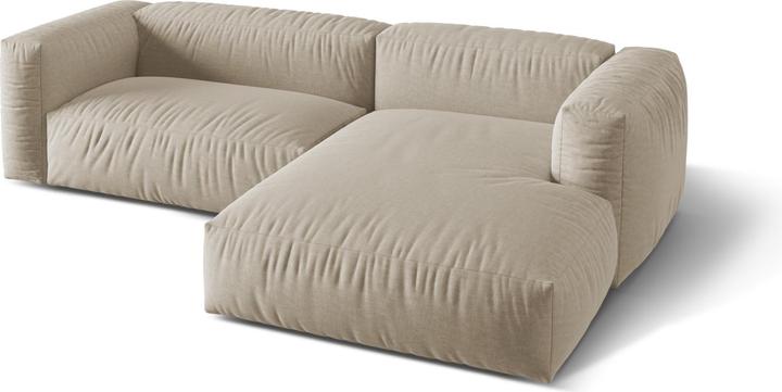Image du produit Micadoni Canapé D'Angle Droit Modulaire, "Martina", 2 Places, 283x176x75 Fabriqué en Europe (Canapé modulaire, Canapé d'angle)