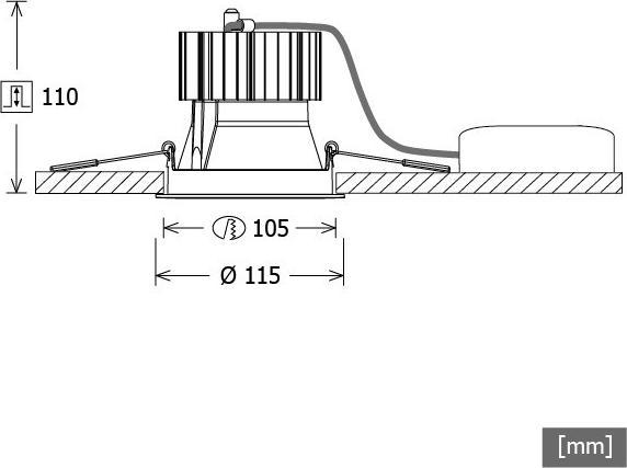 Produktbild LTS LED-Einbaustrahler (2820 lm)