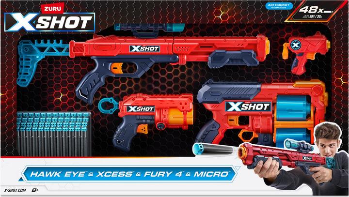 Actual product image Zuru Excel Micro Launcher Set 4-Pack 16 Arrows