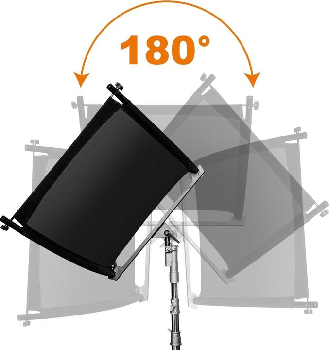 Actual product image Walimex 3in1 Reflector Halfpipe concave (Reflector, 150 cm)
