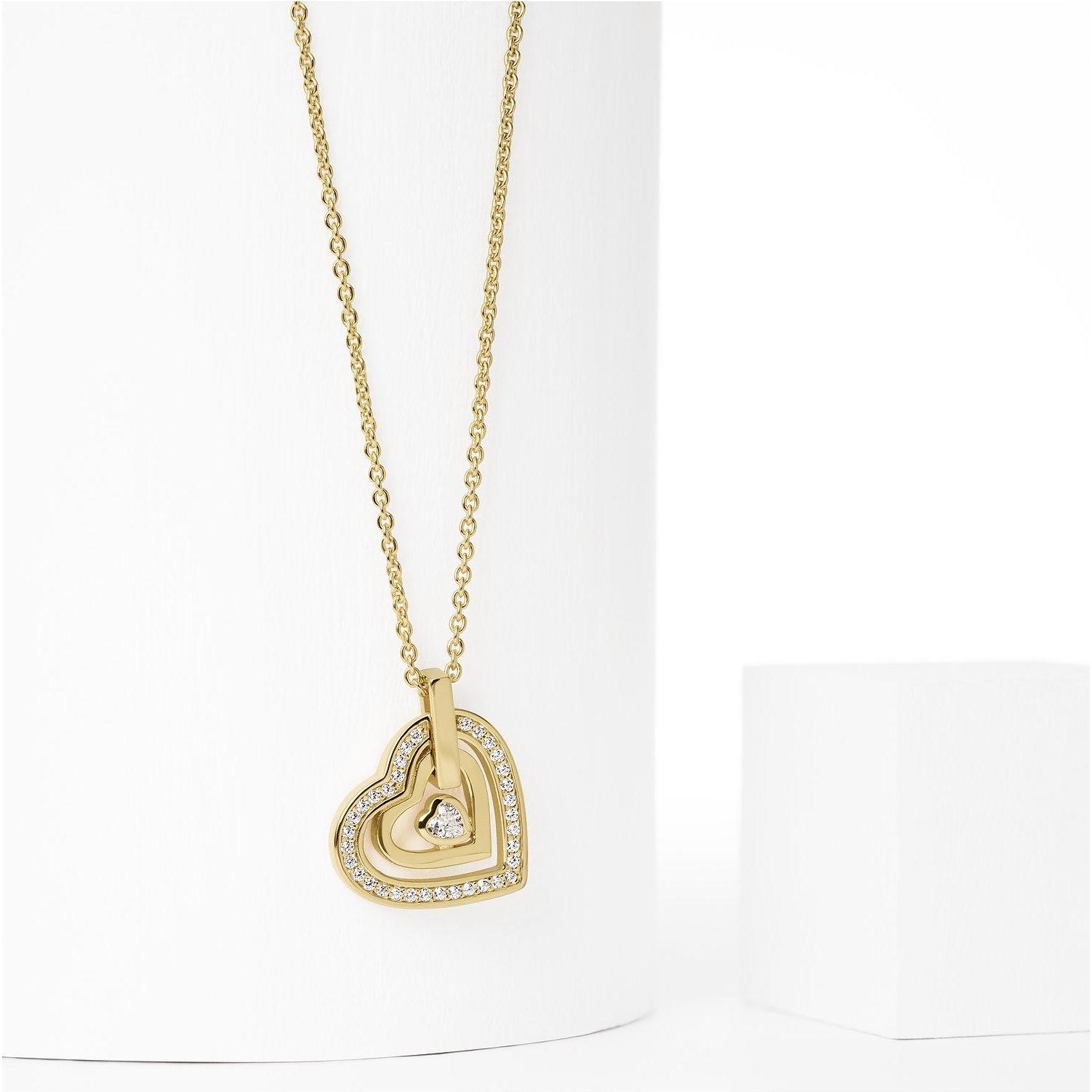 Thumbnail - Jette, Halsschmuck, Kette HEARTS, (925er Silber, 48 cm)