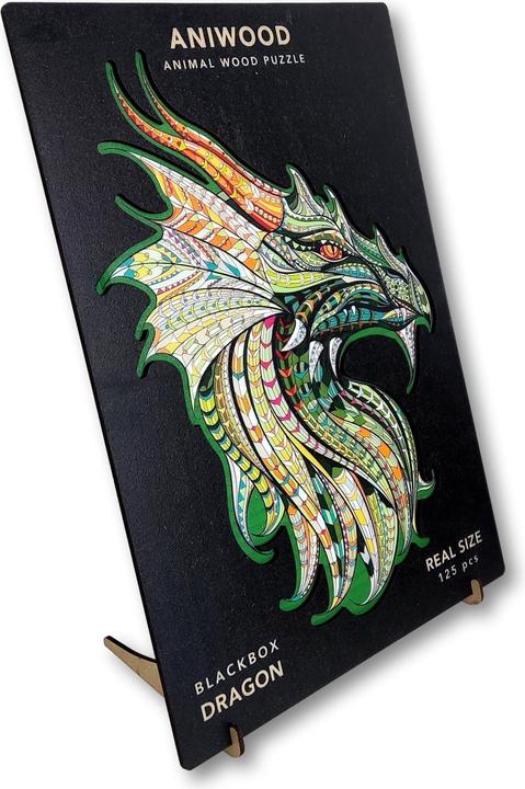 Aniwood Puzzle motivo drago (M) (150 pezzi)