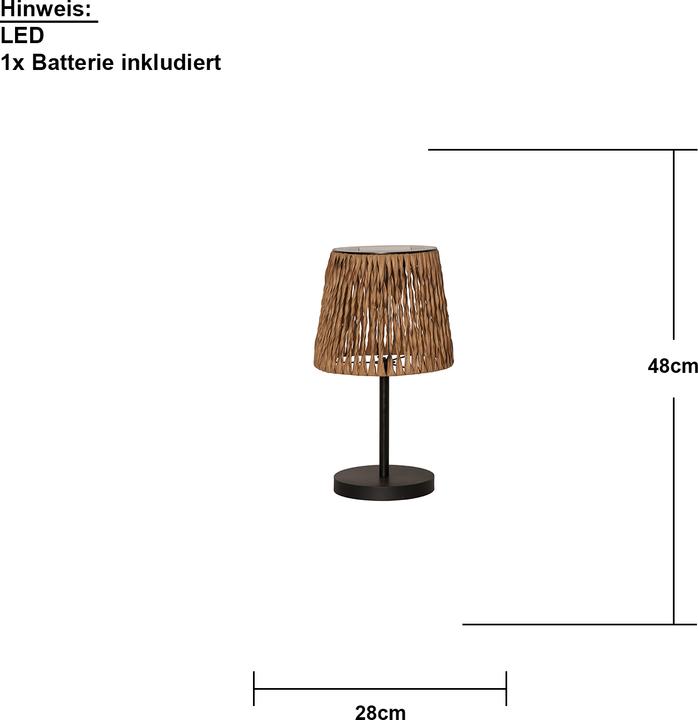 Produktbild Star Trading Tischdekoration Cesta (IP44)