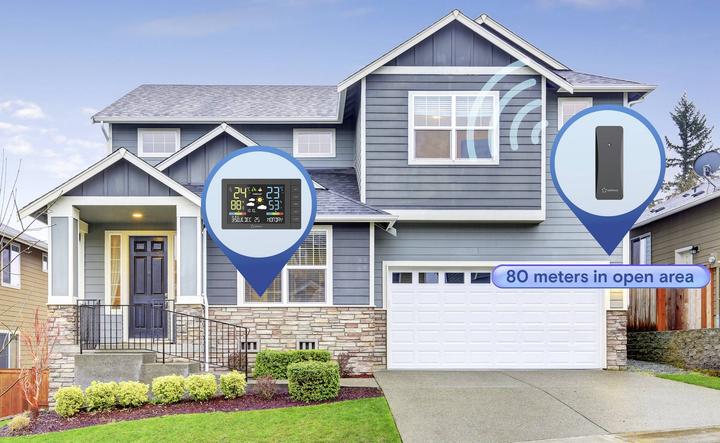 Productafbeelding Renkforce Digitale-Wetterstation Schwarz RF-4883632