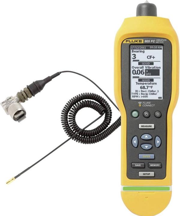 Image du produit Fluke Testeur de vibrations 805 avec capteur de vibrations externe 805/ES