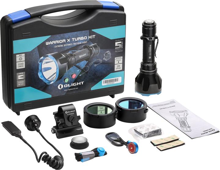 Olight Warrior X Turbo Kit (15.70 cm, 1100 lm)