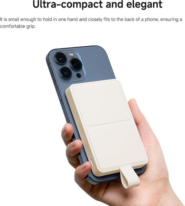 Produktbild Xiaomi Magnetic Power Bank 6000mAh (6000 mAh, 23.22 W, 23.22 Wh)