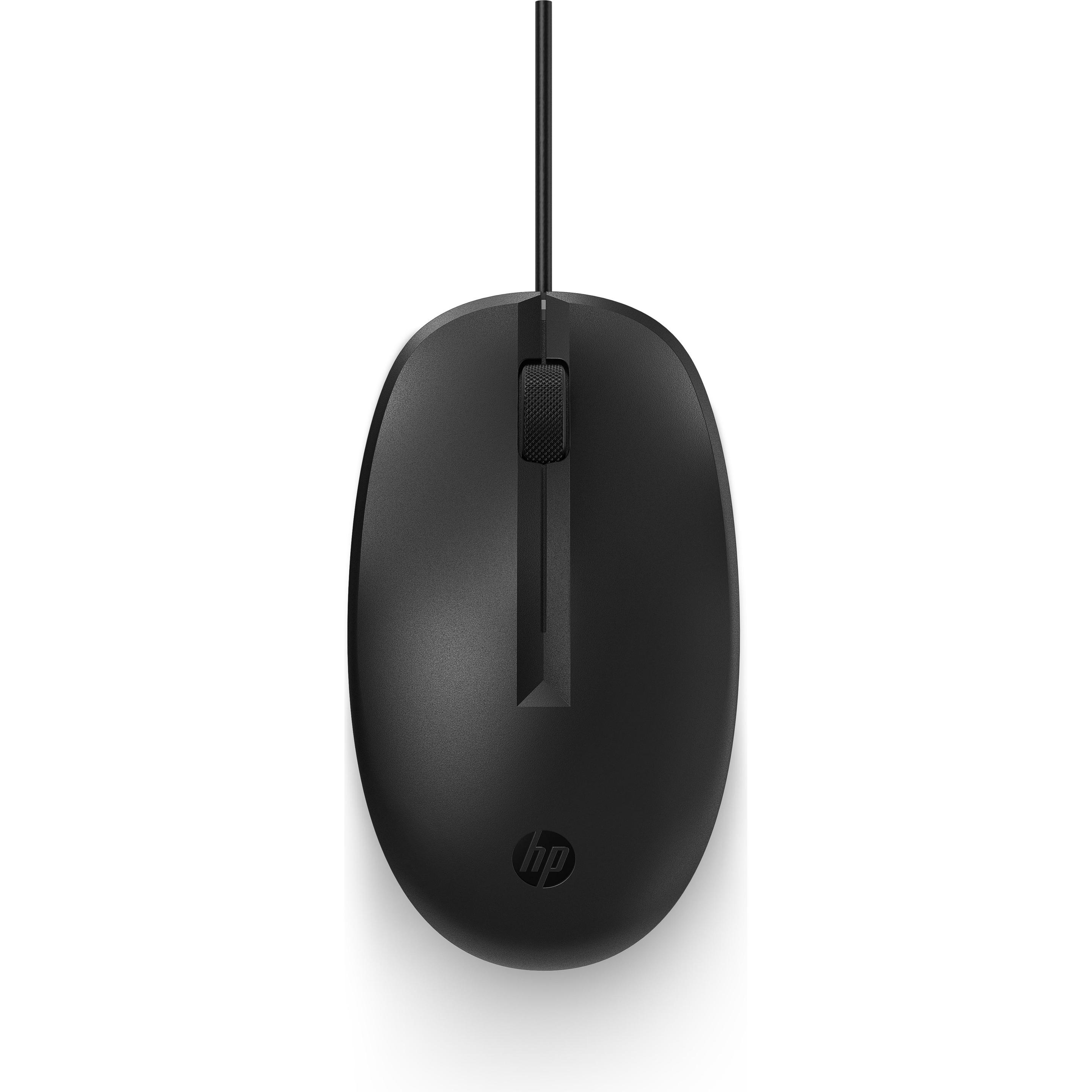 HP 125 Bulk 120 pcs (Kabelgebunden), Maus, Schwarz