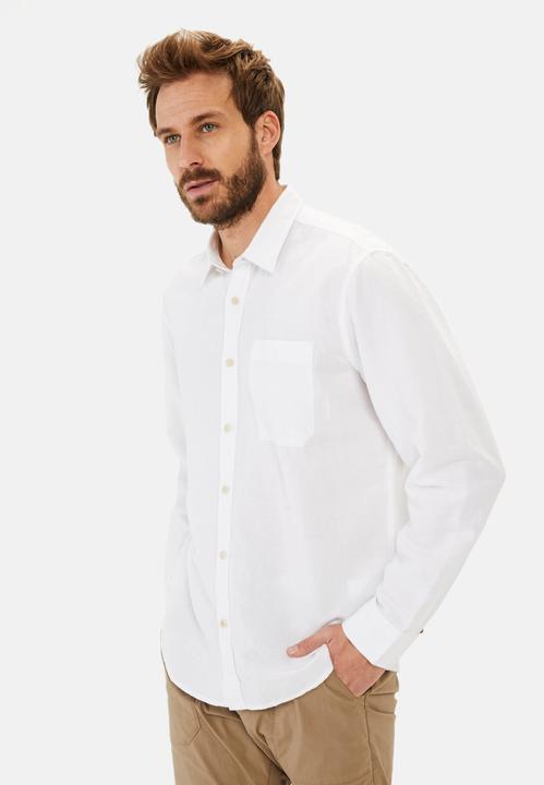Produktbild Camel Active Langarm-Leinenhemd mit Soft-Wash-Veredelung (XXL)