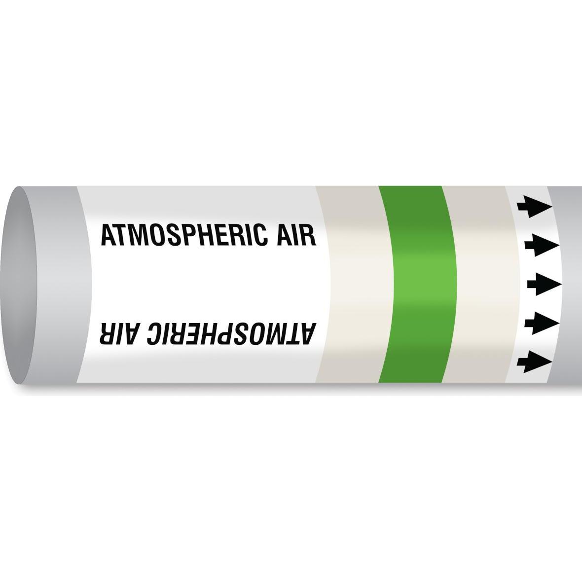 Brady, Segnaletica di sicurezza, B-7541, ISO 14726 IMO pipe markers - Atmospheric Air (aria nell'atmosfera esterna (aria fresca))