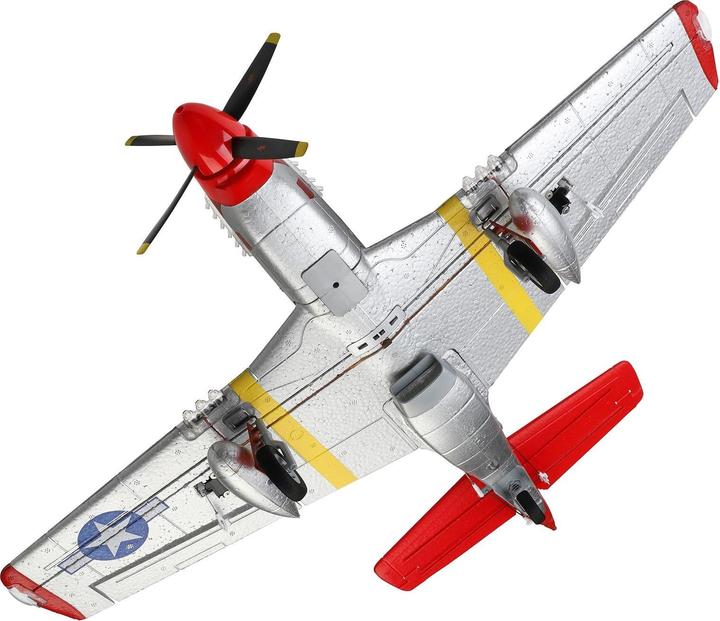 Immagine prodotto Amewi Warbird AMXflight P51 560 mm a 4 canali, giroscopio, RTF (Merlo)