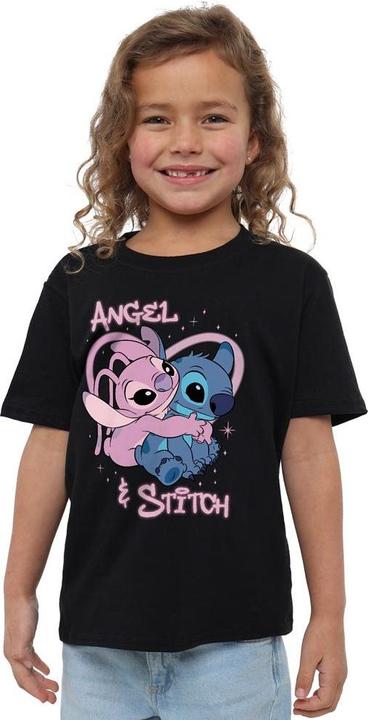 Immagine prodotto Lilo & Stitch Maglietta Punto e Angelo Aerografo Bambini (104)