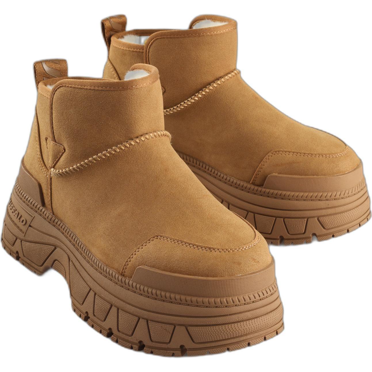 Thumbnail - Buffalo, Damen, Boots + Stiefel, Fusion Slip On Lo Warm, Schwarz, (41)