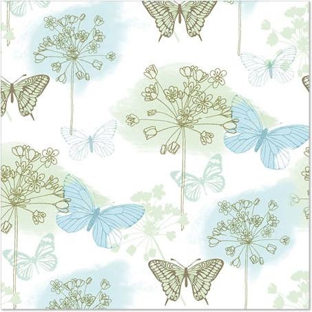 Produktbild Papstar Servietten "Aquarell Butterfly" (20 x, 33 x 33 cm)