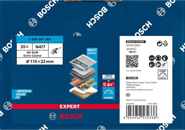 Actual product image Bosch Professional Zubehör Expert N477 SCM (Extra coarse)