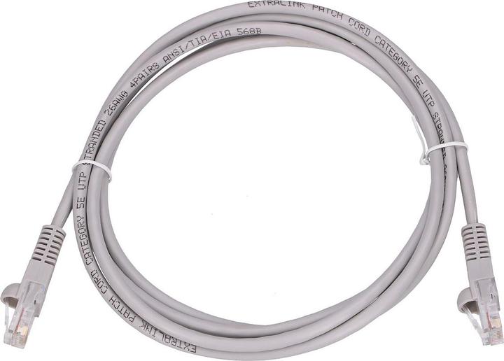 Actual product image Extralink EX.7676 Network cable U/UTP (UTP) (U/UTP, CAT5e, 2 m)