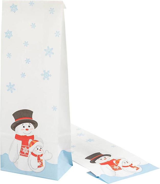 Image du produit Creativ Company Sac en papier avec motif de Noël, 100 pièces. (Pochette cadeau, 100 x)