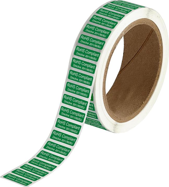 Actual product image Brady RoHS Complaint Labels -
