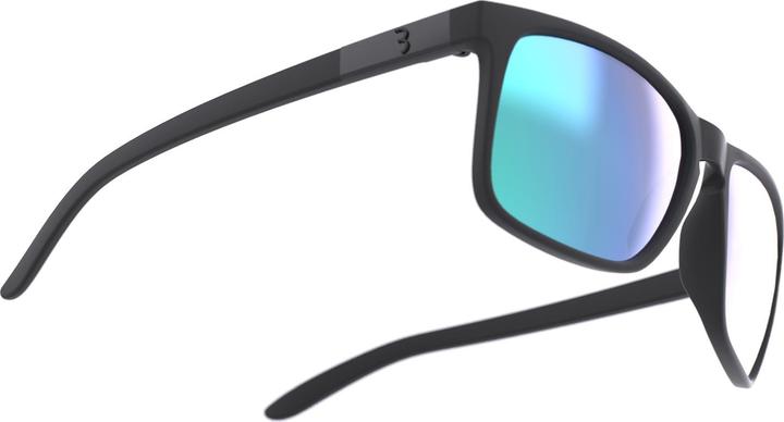 Produktbild BBB Brille Town PZ PC MLC schwarz (Schwarz matt, grün - blau polarisierende Gläser)