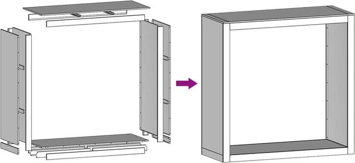 Actual product image vidaXL Brennholzregal (100 x 40 x 100 cm)