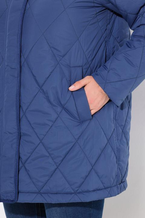 Produktbild Ulla Popken HYPRAR Funktions-Steppjacke, wasserabweisend, Kapuze (56)