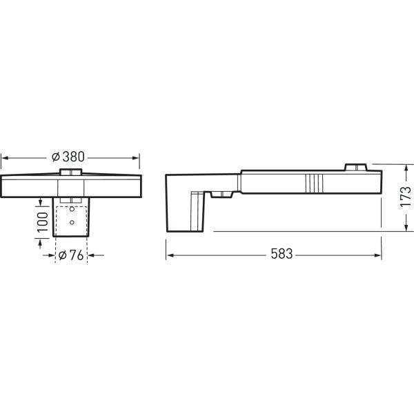 Thumbnail - Trilux, Gartenbeleuchtung, TRIL LED-Mastleuchte (1350 lm, IP66)