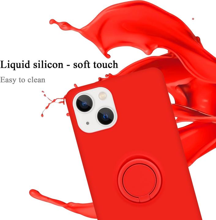 Produktbild Cadorabo Hülle für Apple iPhone 14 im TPU Liquid Ring Silicone Case Style (Apple iPhone 14)