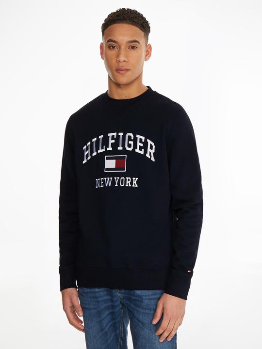 Immagine prodotto Tommy Hilfiger Felpa Modern Varsity Uomo, Desert Sky, L (L)