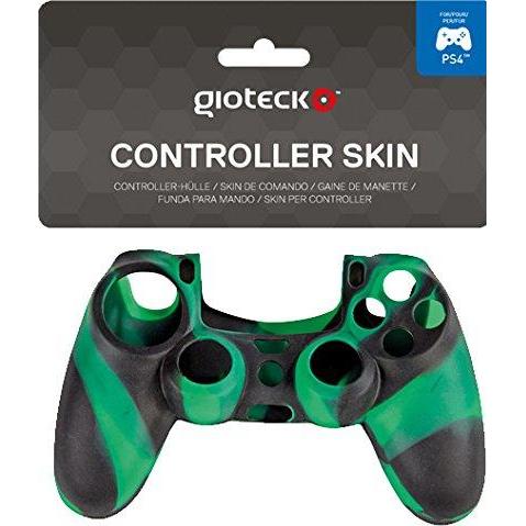 Gioteck ACP40035 Accessori per controller di gioco Custodia per controller di gioco (PS4), Accessori per controller gaming, Nero, Verde