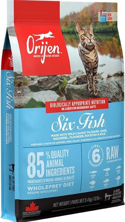 Produktbild Orijen Six Fish (Adult, 1 Stk., 5400 g)