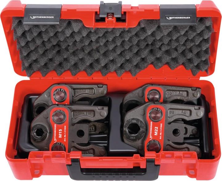 Produktbild Rothenberger Pressbacken ROMAX® Standard Set M 15-18-22-28 mm