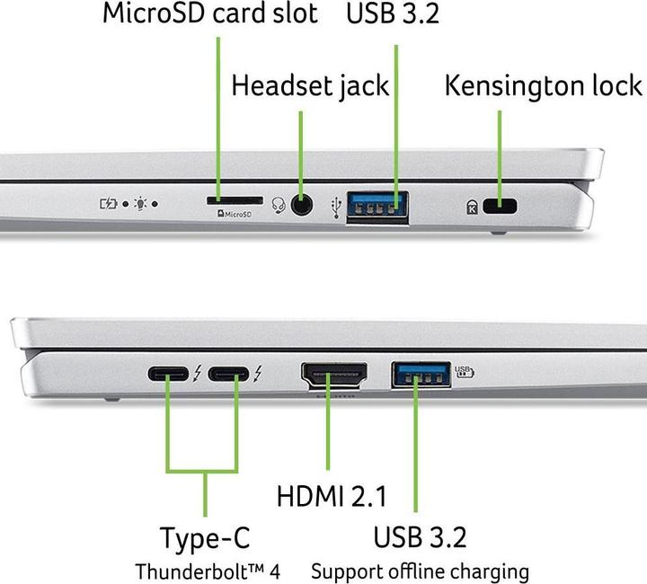 Produktbild Acer Swift Go 14 (14", 2000 GB, 32 GB, DE, Intel Core Ultra 7 155H)