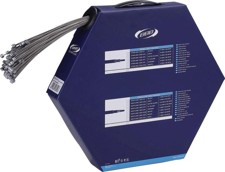Actual product image BBB BRAKE CABLE MTB 1.5MMX1.1M 100PCS.