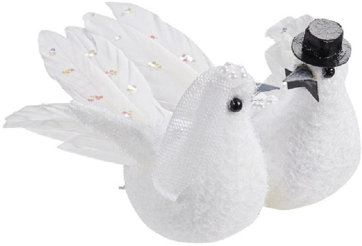 Hobby Fun Party Accessory Wedding Dove Pair White