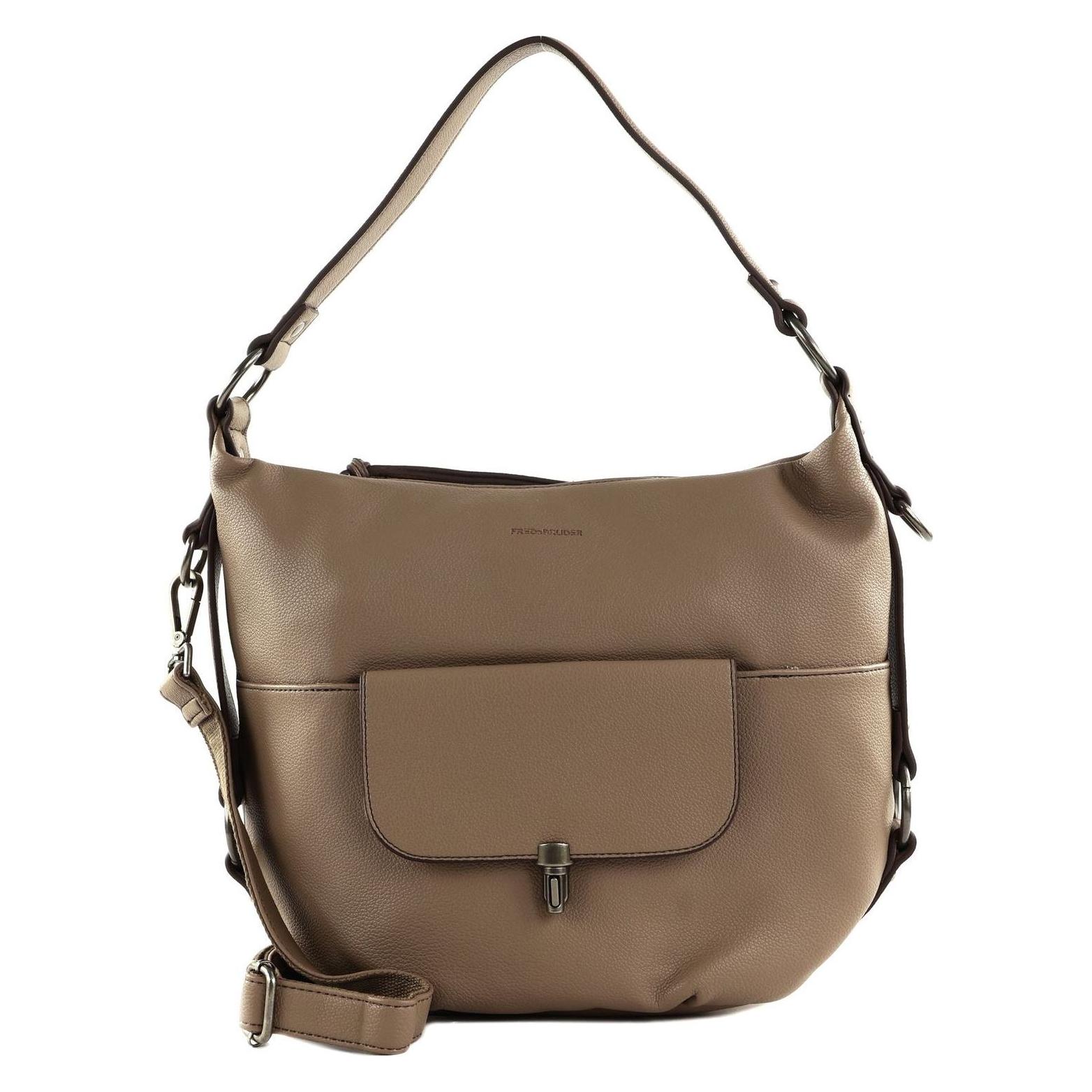 FredsBruder, Damen, Handtasche, Bestie Hobo Bag, Braun
