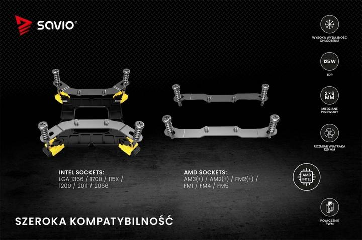 Produktbild Savio Savgcofrostblackx2 (76 mm)