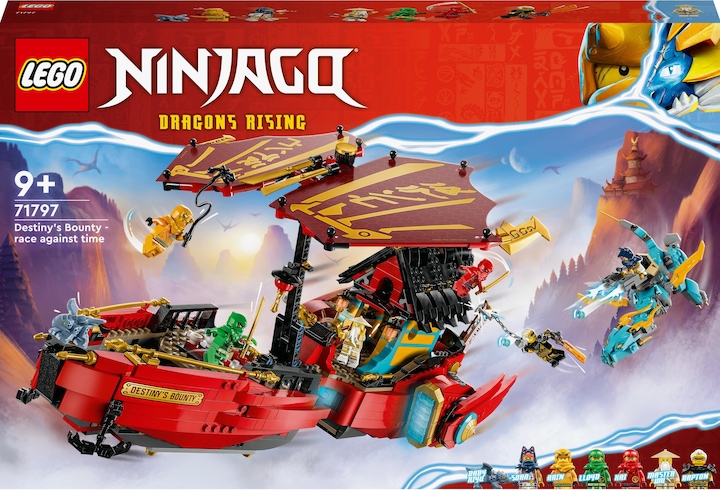 Actual product image LEGO Ninja glider in a race against time (71797, LEGO Ninjago)