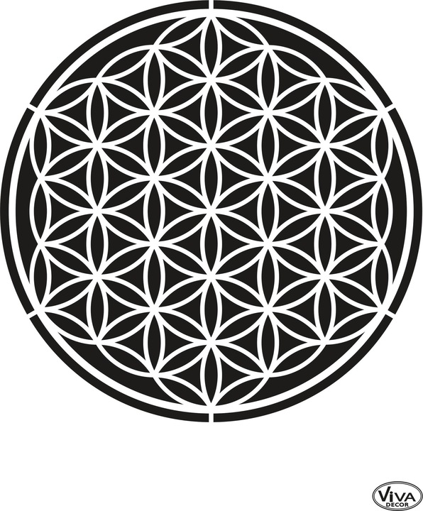 Produktbild Viva Decor Schablone "Blume des Lebens", DIN A4