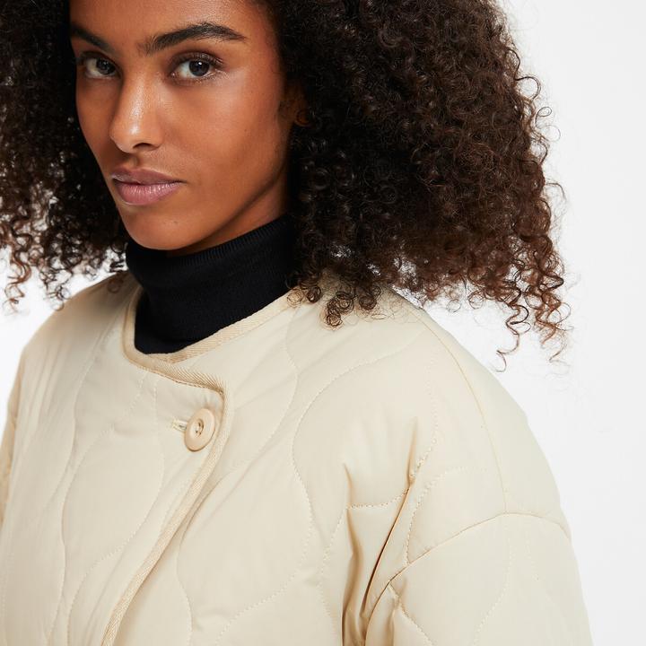 Image du produit La Redoute Collections Halblange Steppjacke mit rundem Ausschnitt (S)