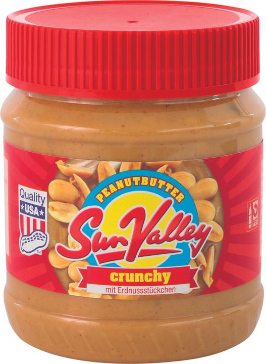 Produktbild Sun Valley Erdnussbutter crunchy (340 g)