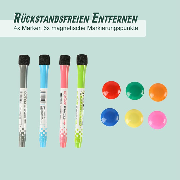 Image du produit Relaxdays Kit pour tableau blanc (42 x 30 cm)