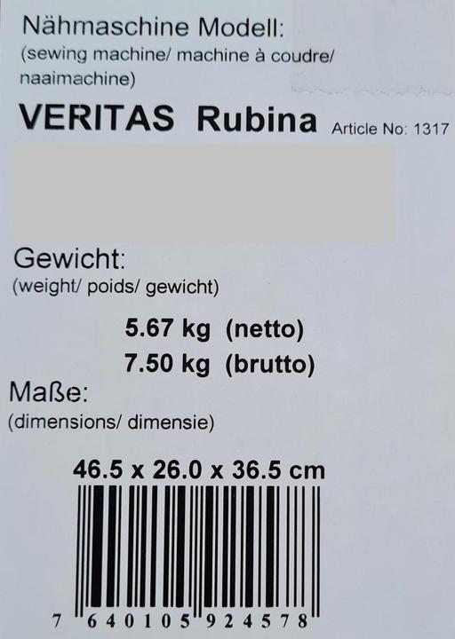 Produktbild Veritas Rubina