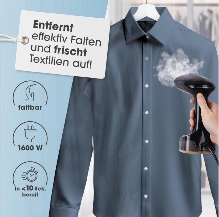 Immagine prodotto CleanMaxx Dampfbürste 2 in 1 (1600 W, 20 g/min)