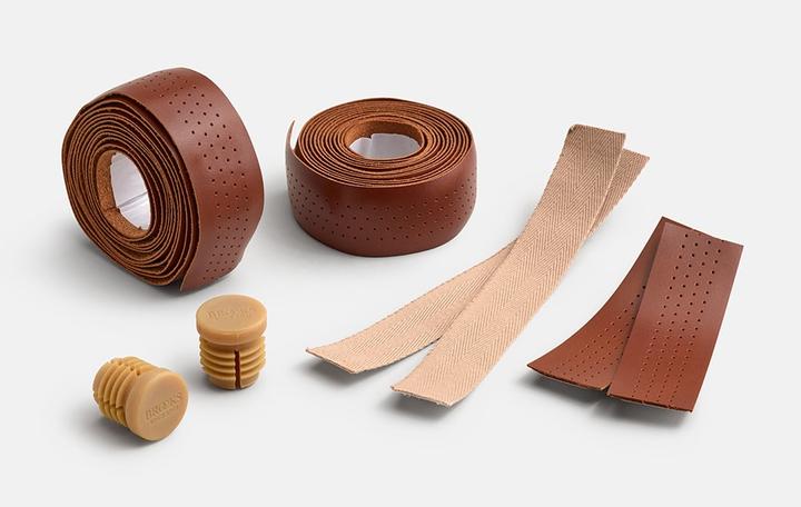 Actual product image Brooks England Handlebar tape leather honey brown