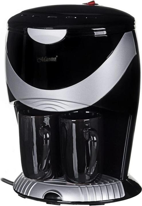 Actual product image Maestro MR-402-BLACK Drip coffee maker black and silver