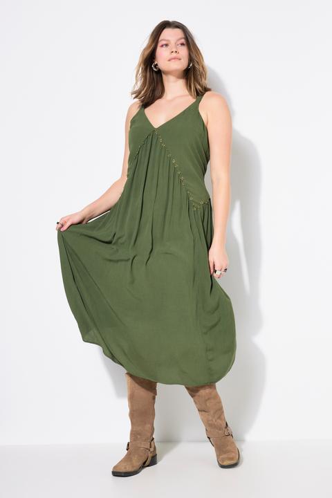 Produktbild Studio Untold Maxikleid, ärmellose A-Linie, Krepp, Ziernähte (54)