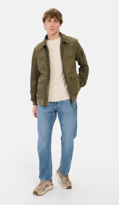 Immagine prodotto Camel Active Leder Blouson mit Hemdkragen (50)